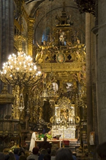 Santiago De Compostela Prints: The Capilla Mayor