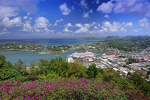 Capital city of Castries, St