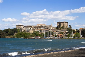 Viterbo Prints: Capodimonte and Lake of Bolsena, Viterbo, Lazio, Italy, Europe