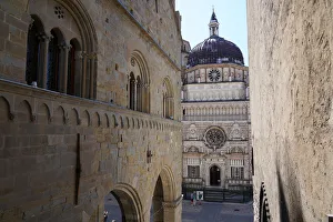 Rose Window Prints: The Cappella Colleoni, Bergamo, Lombardy, Italy, Europe