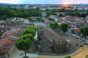 Carcassonne Prints: Carcassonne at sunset, France