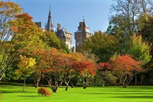 Medieval Collection: Cardiff Castle, Bute Park, Cardiff, Wales, United Kingdom, Europe