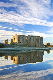 Fortresses Prints: Carew Castle, Pembrokeshire, West Wales, Wales, United Kingdom, Europe