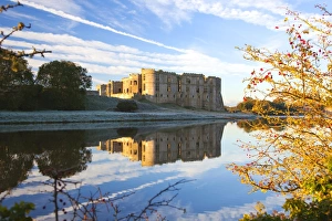 Carew Castle, Pembrokeshire, West Wales, Wales, United Kingdom, Europe