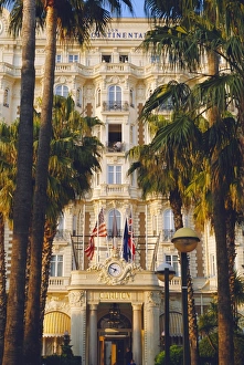Mediterranean Countries Prints: The Carlton Hotel on the Croisette, Cannes, Alpes Maritime, France