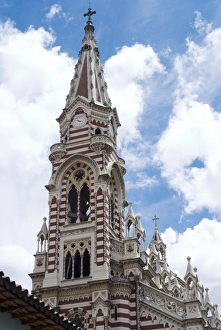 Images Dated 13th February 2009: Carmen Church, Candelaria, the historic district, Bogota, Colombia, South America