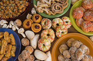 Dessert Prints: Carnival cakes, Italy, Europe