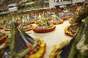 Carnival parade at the Sambodrome, Rio de Janeiro, Brazil, South America