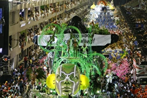 Carnival parade at the Sambodrome, Rio de Janeiro, Brazil, South America