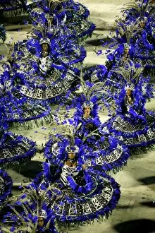 Images Dated 15th February 2010: Carnival parade at the Sambodrome, Rio de Janeiro, Brazil, South America