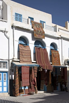 Carpet Prints: Carpet shop in the Medina