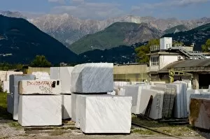 Carrara marble, Tuscany, Italy, Europe