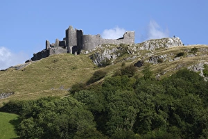 Carreg Cennen Castle, near Llandeilo, Brecon Beacons National Park, Carmarthenshire, Wales, United Kingdom, Europe