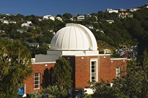 Observatories Prints: Carter Observatory and Planetarium on Mount Victoria
