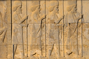 Guard Prints: Carved relief of Royal Persian guard