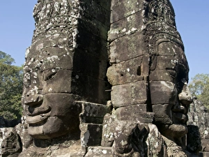 Siem Reap Prints: Detail of carving, Angkor Wat Archaeological Park, UNESCO World Heritage Site, Siem Reap