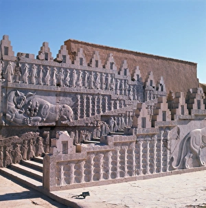Persepolis Prints: Carvings on staircase