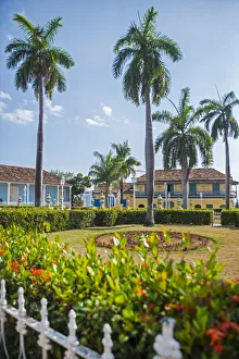 Sancti Spiritus Prints: Casa de Aldeman Ortiz, Plaza Mayor, Trinidad, UNESCO World Heritage Site, Sancti Spiritus