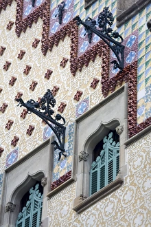Shutters Prints: Casa Amatller by Josep Puig Cadafalch, Barcelona, Catalonia, Spain, Europe