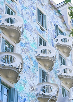 Images Dated 20th July 2008: Casa Batllo, Barcelona, Catalonia, Spain, Europe