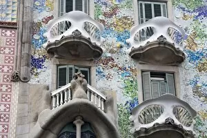 Images Dated 24th September 2010: Casa Batllo by Gaudi, Barcelona, Catalonia, Spain, Europe