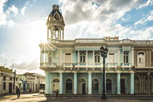 Casa de Cultura in the Palacio Ferrer, Plaza Jose Marti, Cienfuegos, UNESCO World