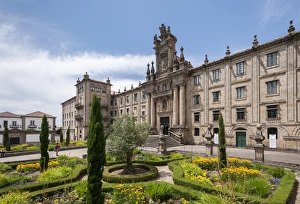 Galicia Prints: Casa De La Inmaculada, Santiago de Compostela, A Coruna, Galicia, Spain, Europe