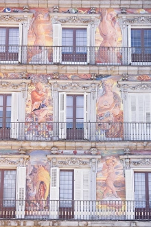 Plaza Mayor Prints: Casa de la Panaderia, Plaza Mayor, Madrid, Spain, Europe