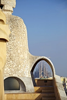 Casa Mila, Barcelona, Catalonia, Spain, Europe