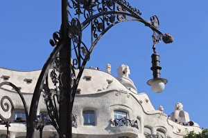 Wrought Iron Prints: Casa Mila (La Pedrera), Antonio Gaudi, Modernisme, UNESCO World Heritage Site, Eixample