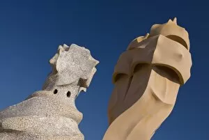 Images Dated 11th September 2007: Casa Mila, UNESCO World Heritage Site, Barcelona, Catalonia, Spain, Europe