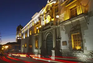 Potosi Prints: Casa Nacional de la Moneda (National Mint Museum) at dusk