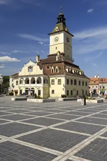Brasov Prints: Casa Sfatului (Council House), Piata Sfatului (Council Square), Brasov