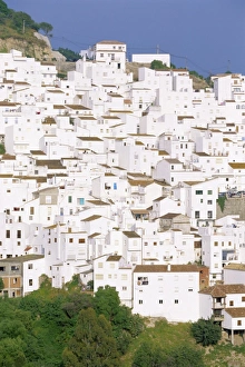 Cluster Prints: Casares, typical white town in Andalucia
