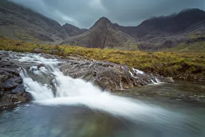 Inner Hebrides Prints: Cascades at Fairy Pools, Isle of Skye, Inner Hebrides, Scotland, United Kingdom, Europe