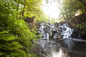 The Cascades, Virginia Water, Surrey, England, UK, Europe
