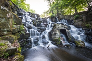 Slow Shutter Prints: The Cascades, Virginia Water, Surrey, England, UK, Europe