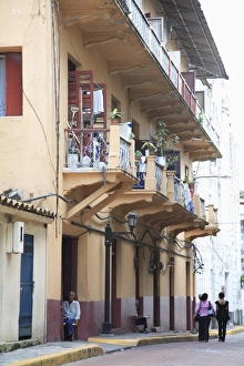 Images Dated 4th December 2008: Casco Viejo (Casco Antiguo) (Old City), Panama City, Panama, Central America