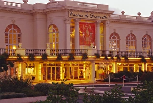Calvados Prints: Casino, Deauville, Cote Fleurie, Calvados, Basse Normandie (Normandy), France, Europe