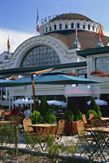 Casinos Prints: Casino, Evian-les-Bains, Lac Leman, near Geneva, Haute-Savoie, Rhone-Alpes