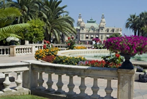 Gambling Prints: Casino and gardens, Monte Carlo, Monaco, Europe