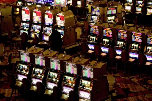 Nevada Prints: Casino Slot Machines, Las Vegas, Nevada, United States of America, North America