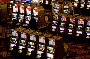 Images Dated 17th November 2008: Casino Slot Machines, Las Vegas, Nevada, United States of America, North America