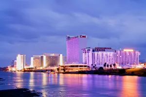 Nevada Prints: Casinos on the Colorado River, Laughlin City, Nevada, United States of America