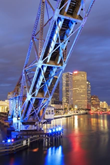 Tampa Prints: Cass Street Bridge over the Hillsborough River