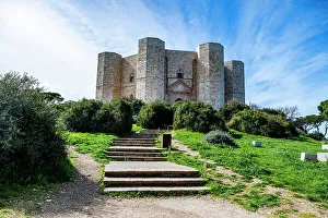 Puglia Prints: Castel del Monte, UNESCO World Heritage Site, Apulia, Italy, Europe