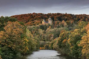 Autumnal Prints: Castell Coch (the Red Castle) in autumn