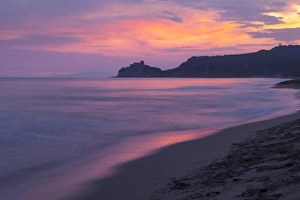 Images Dated 22nd September 2009: Castiglione della Pescaia, Roccamare Beach at sunset, Grosseto, Tuscany, Italy, Europe