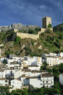 Hill Village Prints: Castillo de la Yedra above the whitewashed village of Cazorla