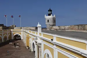 Puerto Rico Prints: Castillo San Felipe del Morro, old Spanish fortress, UNESCO World Heritage Site